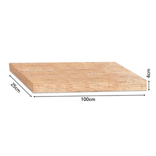 Foto 3 | Repisa Recta Tendenza Collection Vintage Prak-t 04x25x100cm Color Beige