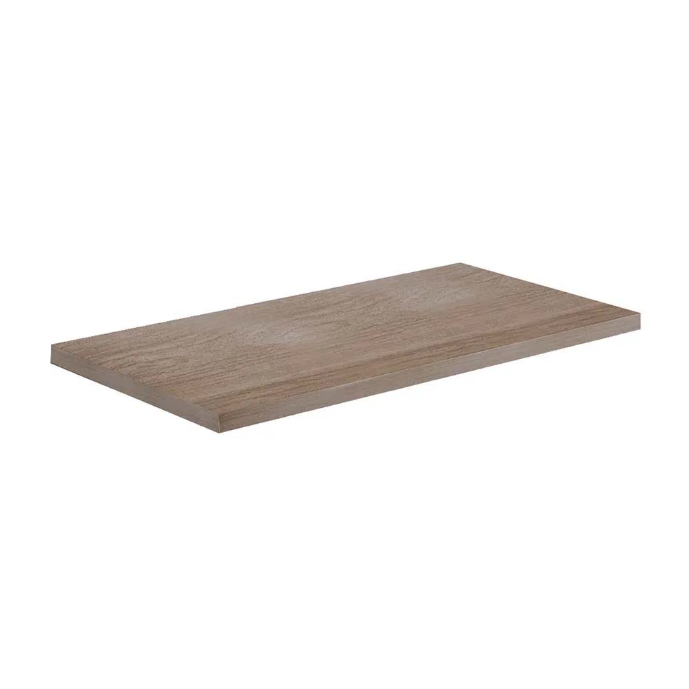 Repisa Recta Tendenza Collection Malbec Prat-k 04x25x100cm Color Café