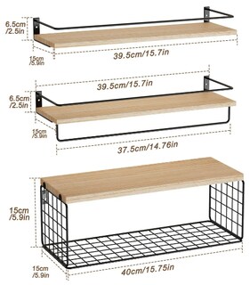 Foto 3 | Estantes Xtellar De Madera Premium Multiusos - Juego De 3