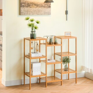 Foto 5 | Estante Multifuncional Mu:4life Ed02-diy-bbn Natural De Bambú Con Repisas Ajustables Para Baño, Cocina Y Sala