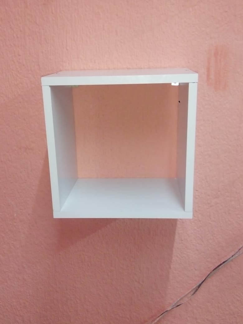 Foto 4 pulgar | Repisa Cubo Prat-k, Color Blanco Altura 28cm