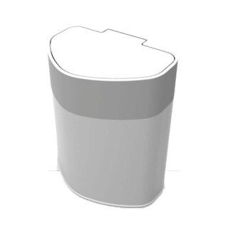 Foto 1 | Basurero Para Cocina Blanco Prat-k 5lts