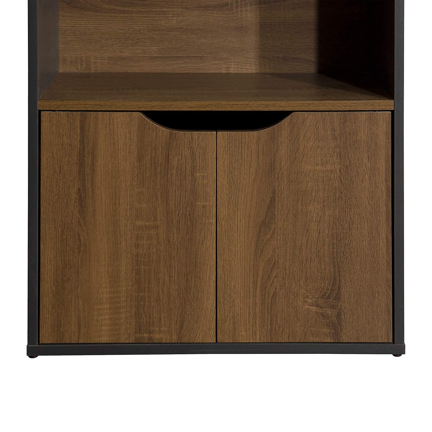 Foto 7 | Estante de Exhibición Furniturer Konz Negro