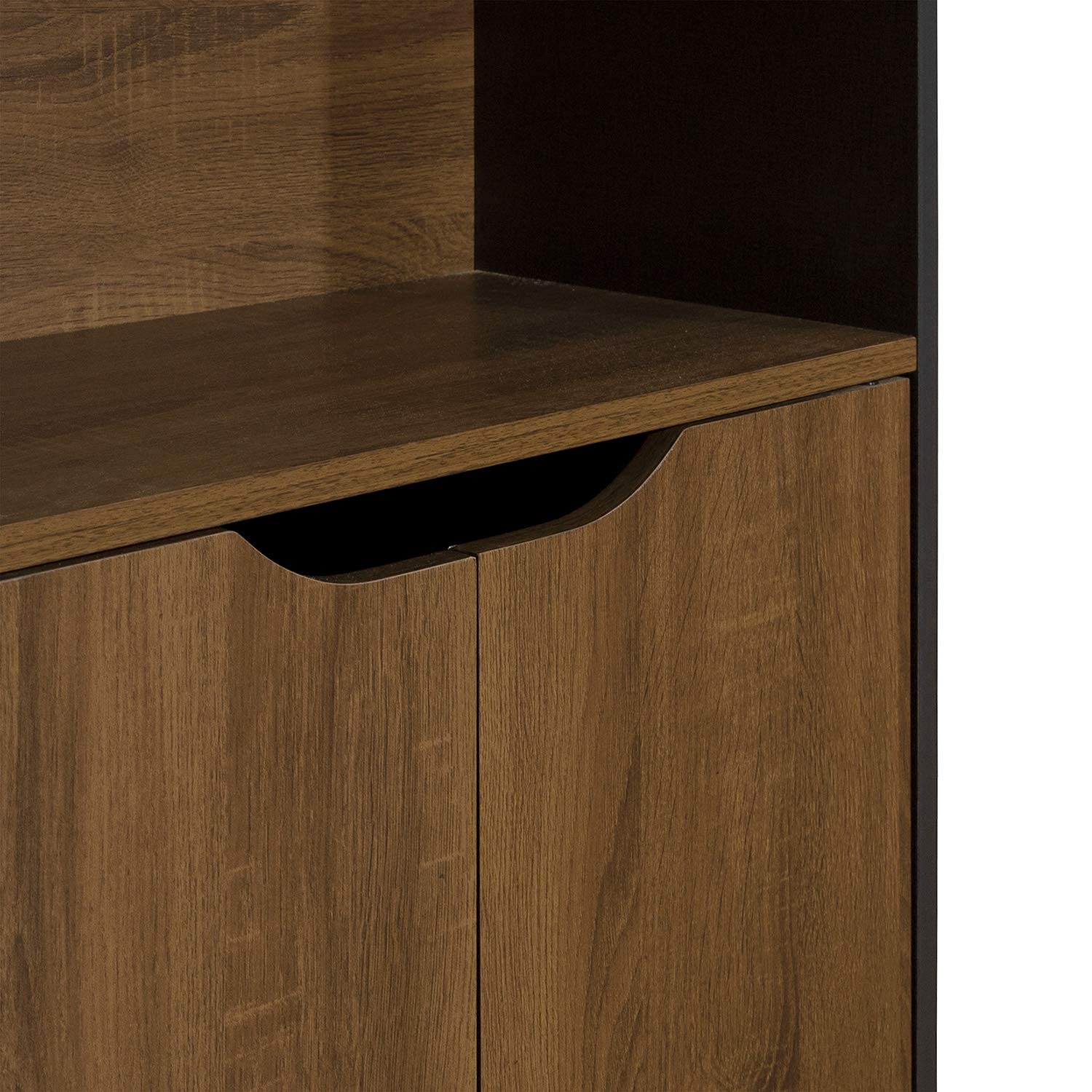 Foto 8 | Estante de Exhibición Furniturer Konz Negro