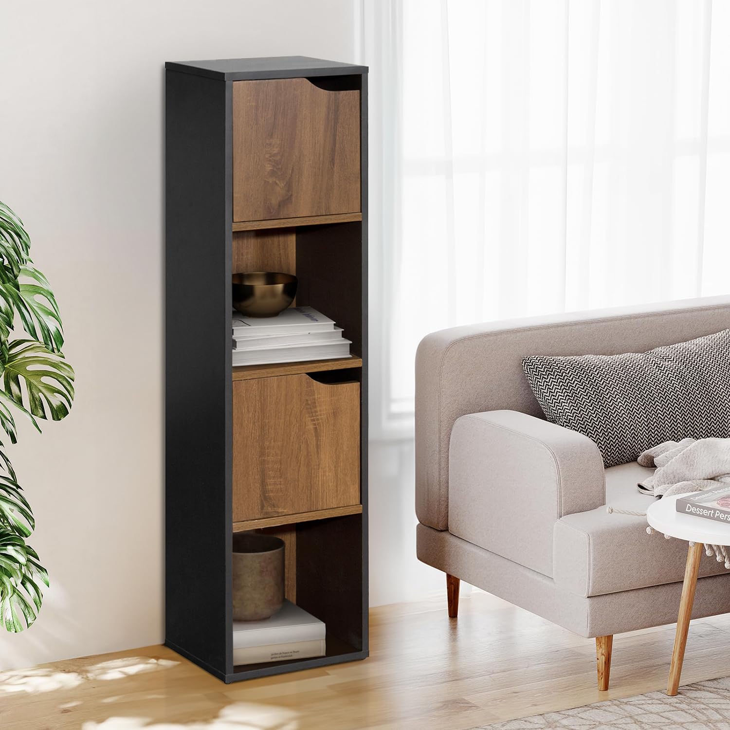 Foto 4 | Estante de Exhibición Furniturer Lata Negro