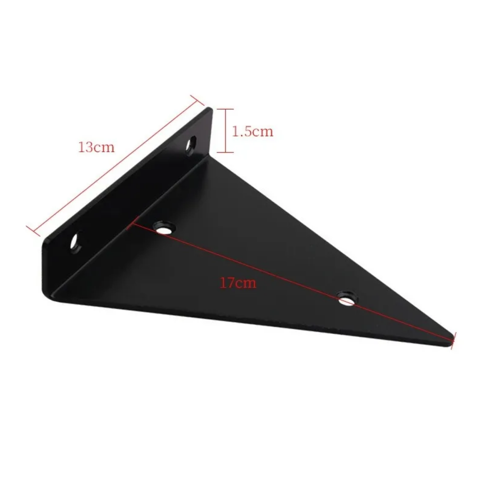 Foto 4 pulgar | 4pz  Soportes Para Repisas Flotantes Belug  Negras