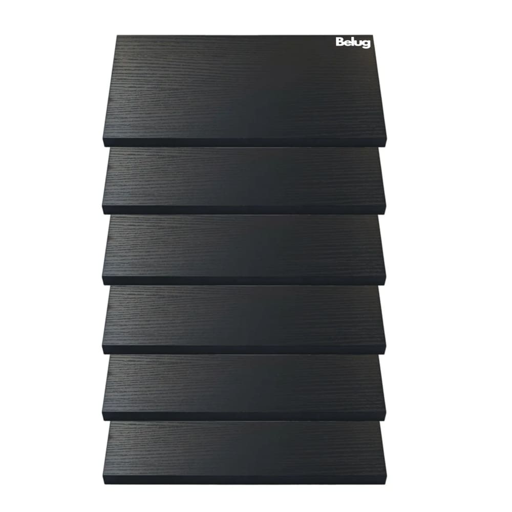 Estante Flotante 30cm X 15cm Y 1.6cm De Espesor Belug  Negro Espresso