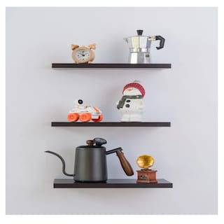 Foto 5 | Estante Flotante 30cm X 15cm Y 1.6cm De Espesor Belug Negro Espresso