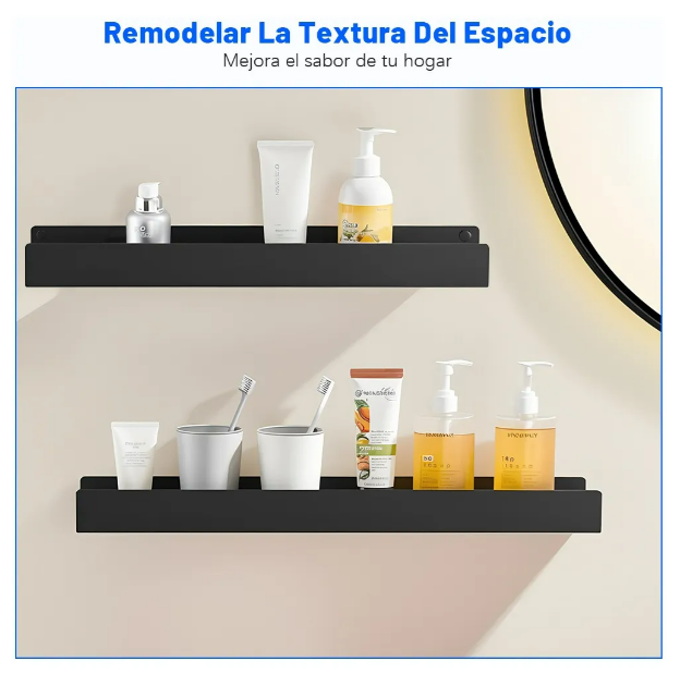 Foto 3 pulgar | Xtellar Set De 6 Repisas Flotantes Minimalistas En Acrílico