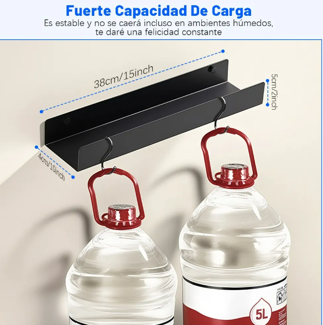 Foto 5 pulgar | Xtellar Set De 6 Repisas Flotantes Minimalistas En Acrílico