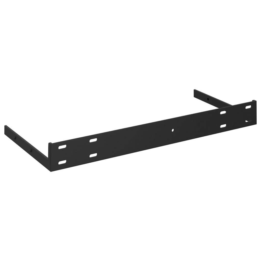 Foto 7 pulgar | Estantería Flotante De Pared Vidaxl  Moderna  De Mdf Negro Brillante - Venta Internacional.
