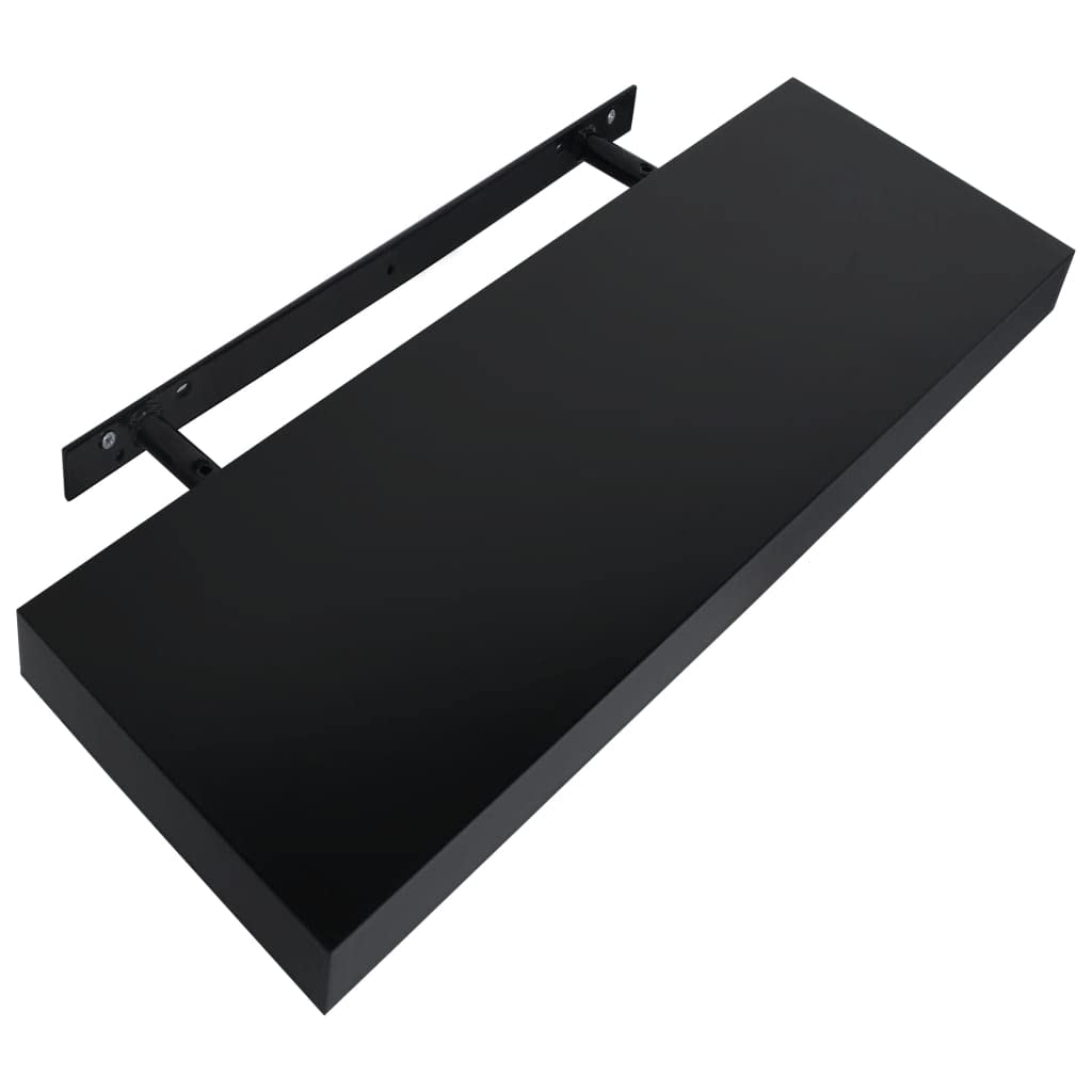 Foto 6 pulgar | Estantería Flotante De Pared Vidaxl Negra  40 X 20 X 4 Cm  Mdf  2 Unidades - Venta Internacional.