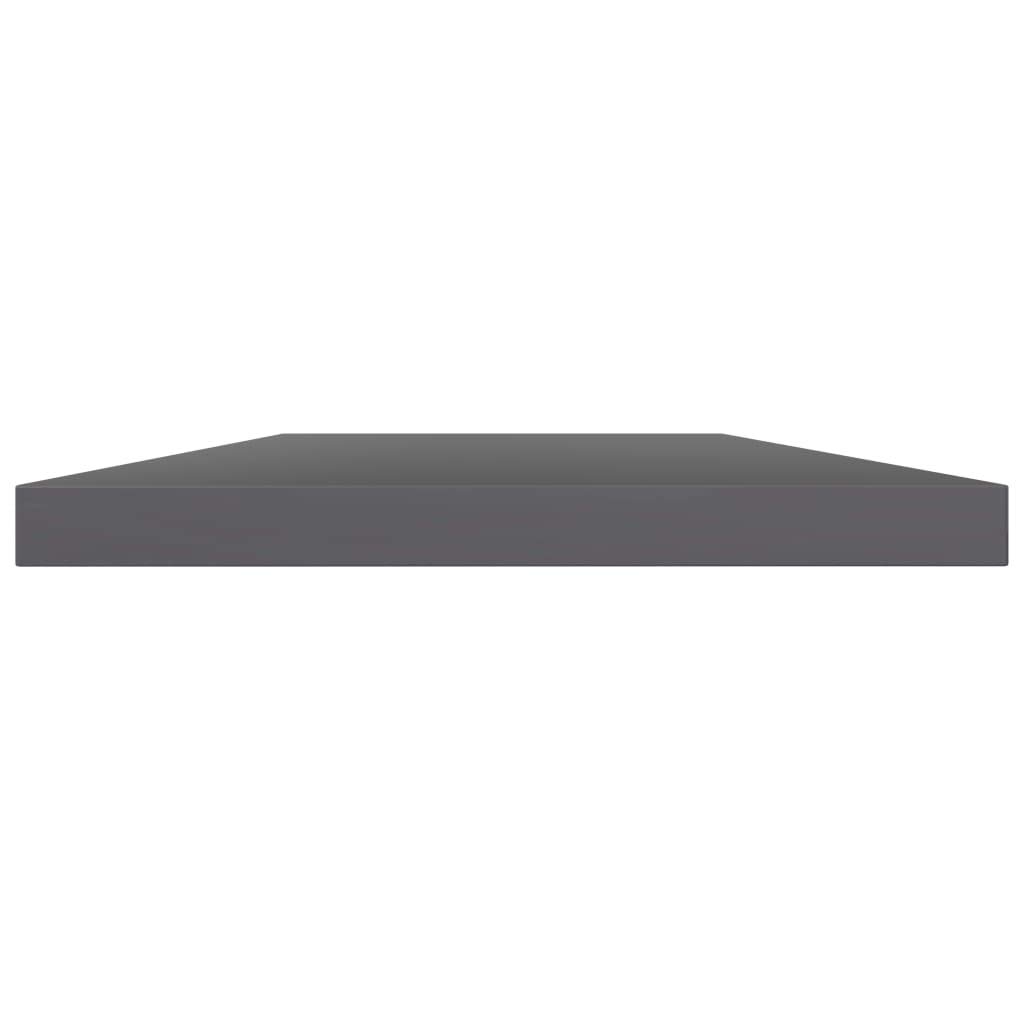 Foto 4 pulgar | Estantería Flotante Vidaxl  Color Gris Brillante  Juego De 4 - Venta Internacional.