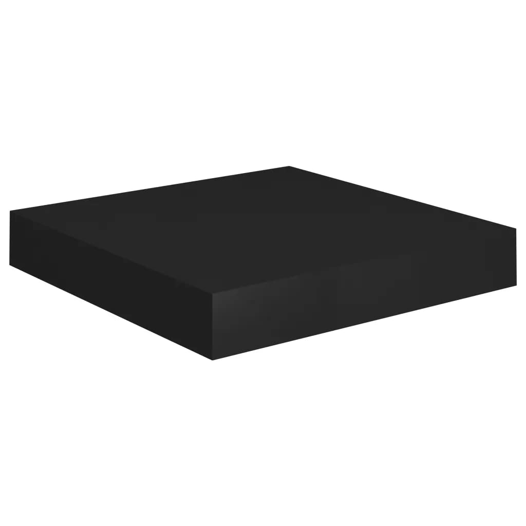 Foto 5 pulgar | Estantería De Pared Vidaxl Flotante Negra  23 X 23 5 X 4 Cm  Mdf  2 Unidades - Venta Internacional.