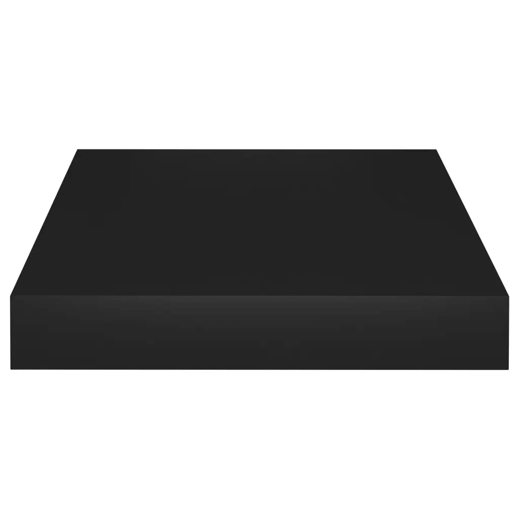 Foto 5 | Estantería De Pared Vidaxl Flotante Negra  23 X 23 5 X 4 Cm  Mdf  2 Unidades - Venta Internacional.