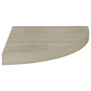 Foto 3 | Estantería De Esquina Vidaxl Roble Flotante 35 X 35 X 4 Cm 2 Unidades Mdf - Venta Internacional.