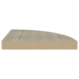 Foto 5 | Estantería De Esquina Vidaxl Roble Flotante 35 X 35 X 4 Cm 2 Unidades Mdf - Venta Internacional.