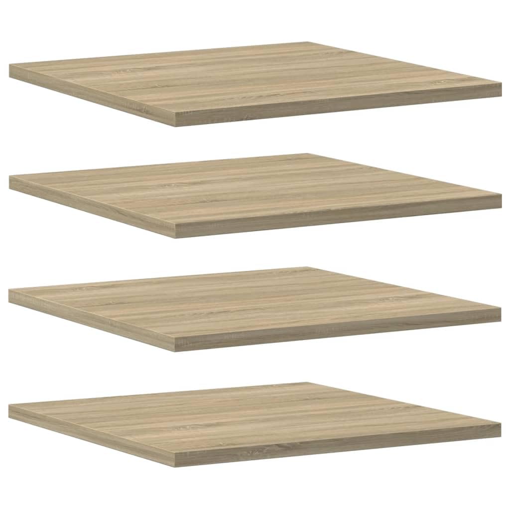 Foto 3 pulgar | Estantería Vidaxl Modern Sonoma Oak  Juego De 4 Piezas  40 X 40 X 1 5 Cm - Venta Internacional.