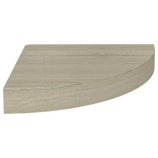Foto 4 | Estantería De Esquina Vidaxl Roble Flotante 25 X 25 X 4 Cm 2 Unidades Mdf - Venta Internacional.