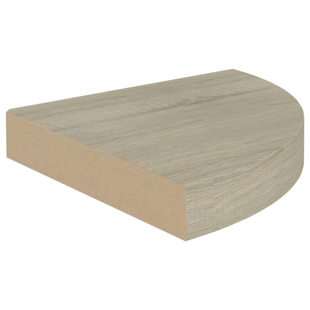 Foto 6 pulgar | Estantería De Esquina Vidaxl  Roble Flotante  25 X 25 X 4 Cm  2 Unidades  Mdf - Venta Internacional.