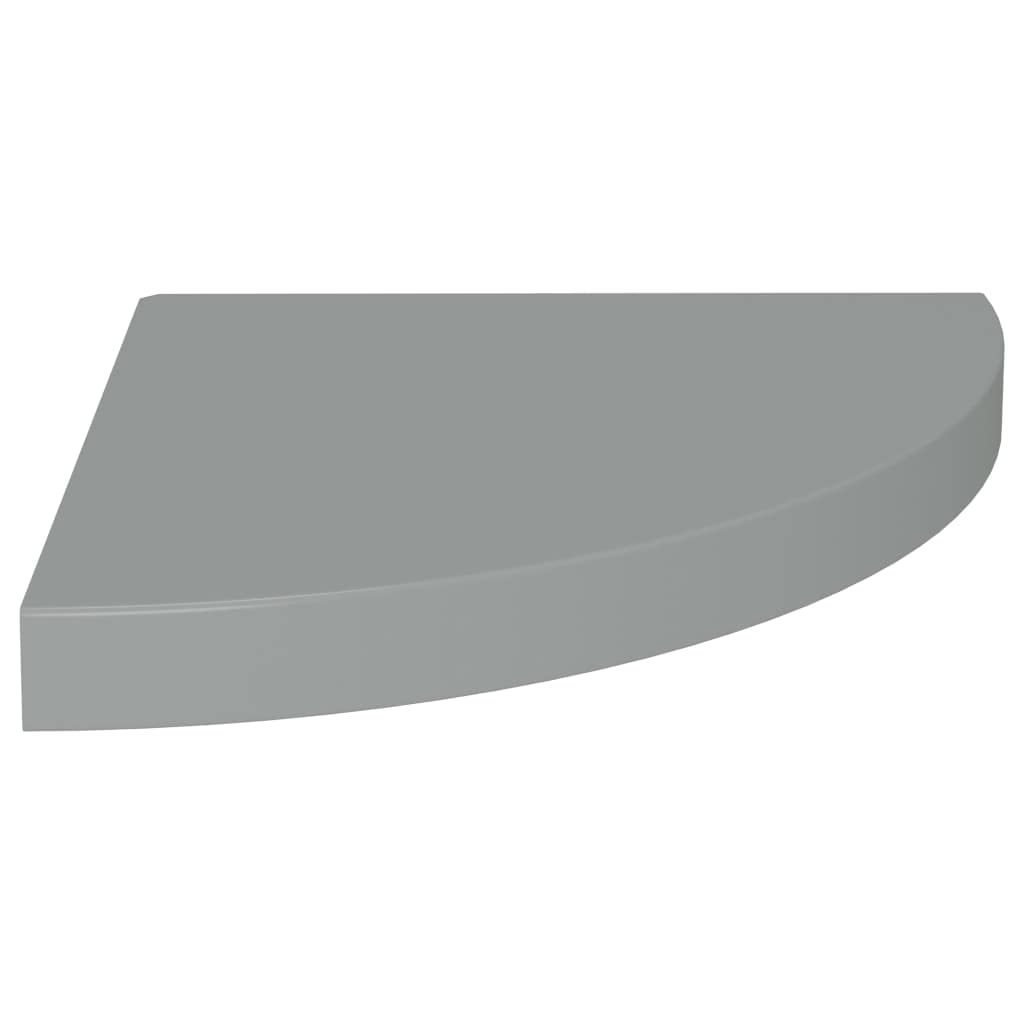 Estantería De Esquina Flotante Vidaxl Gris En Forma De Panal De Abeja  35 X 35 X 4 Cm - Venta Internacional.