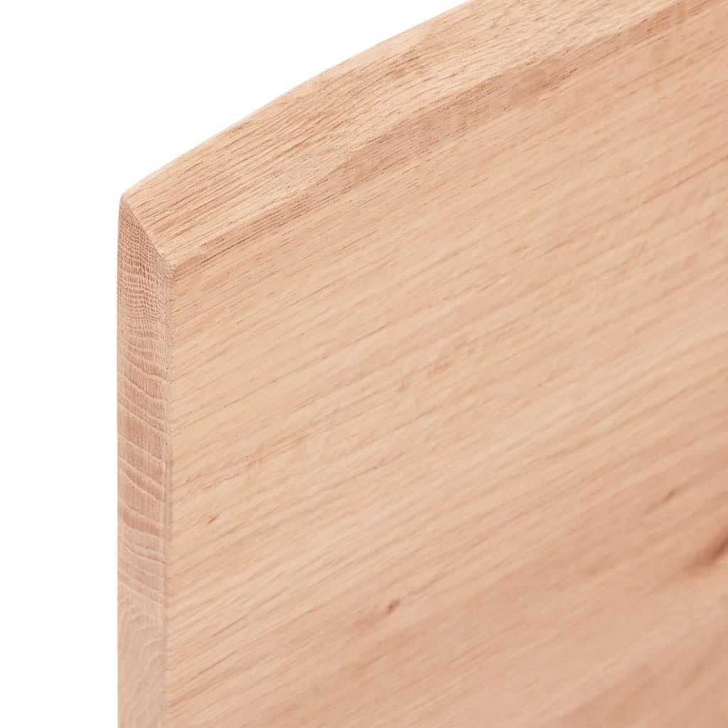 Foto 6 | Estantería De Pared Vidaxl Rústica De Madera Maciza De Roble Marrón Claro  20 X 40 Cm - Venta Internacional.