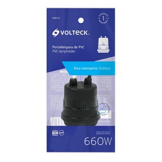 Foto 2 | Portalámpara De Pvc Para Intemperie Volteck