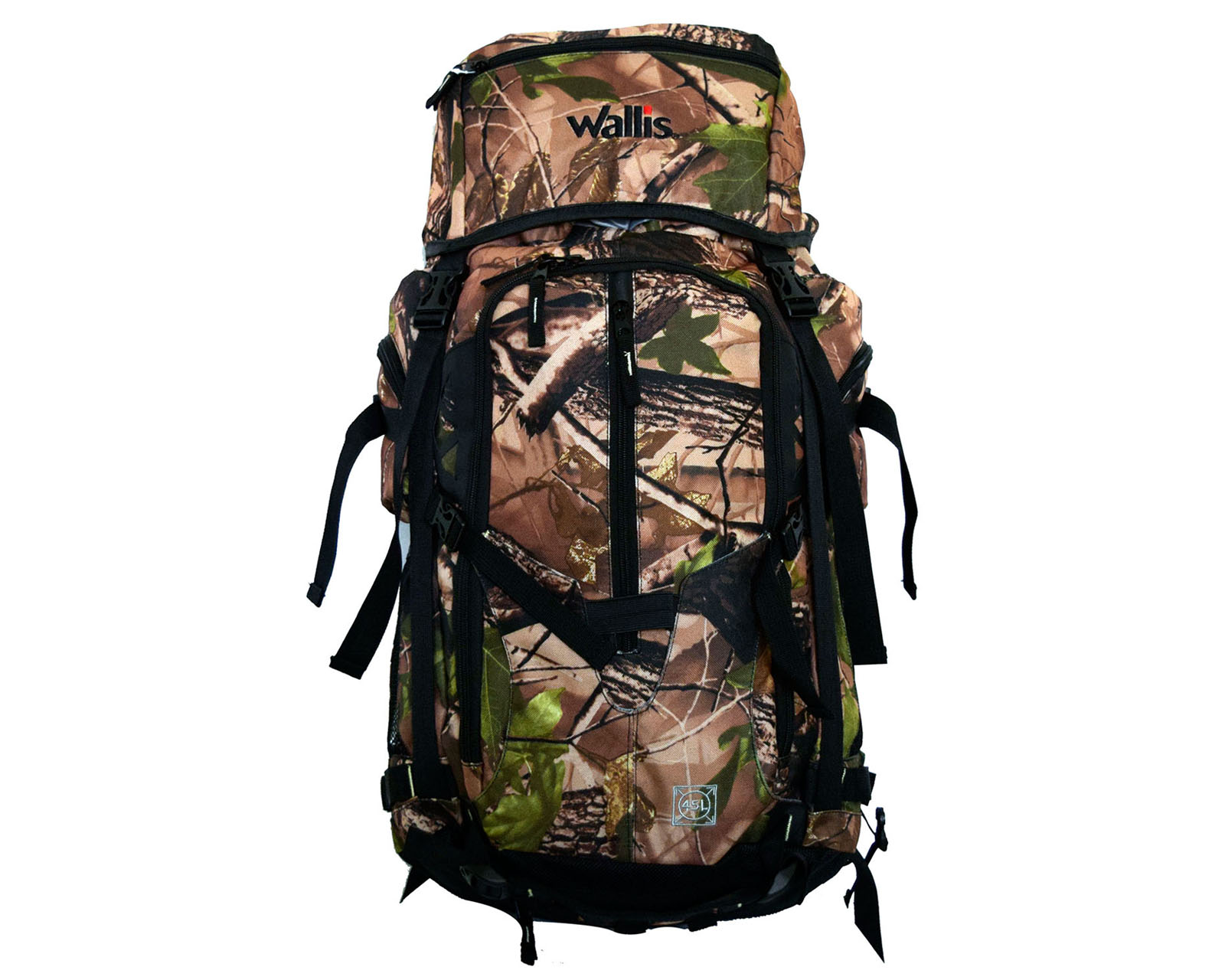 Mochila Wallis para Media Montaña y Pesca Camu 45 l