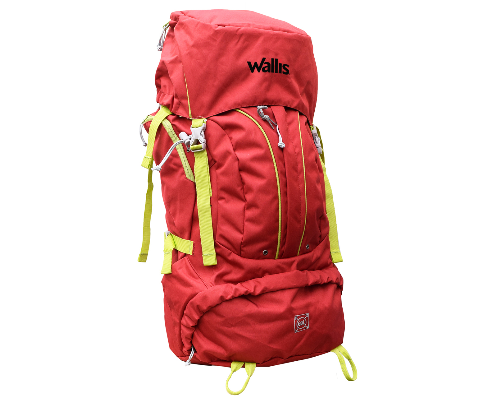 Foto 3 pulgar | Mochila para Montaña y Pesca Zongla 60L Wallis color Rojo