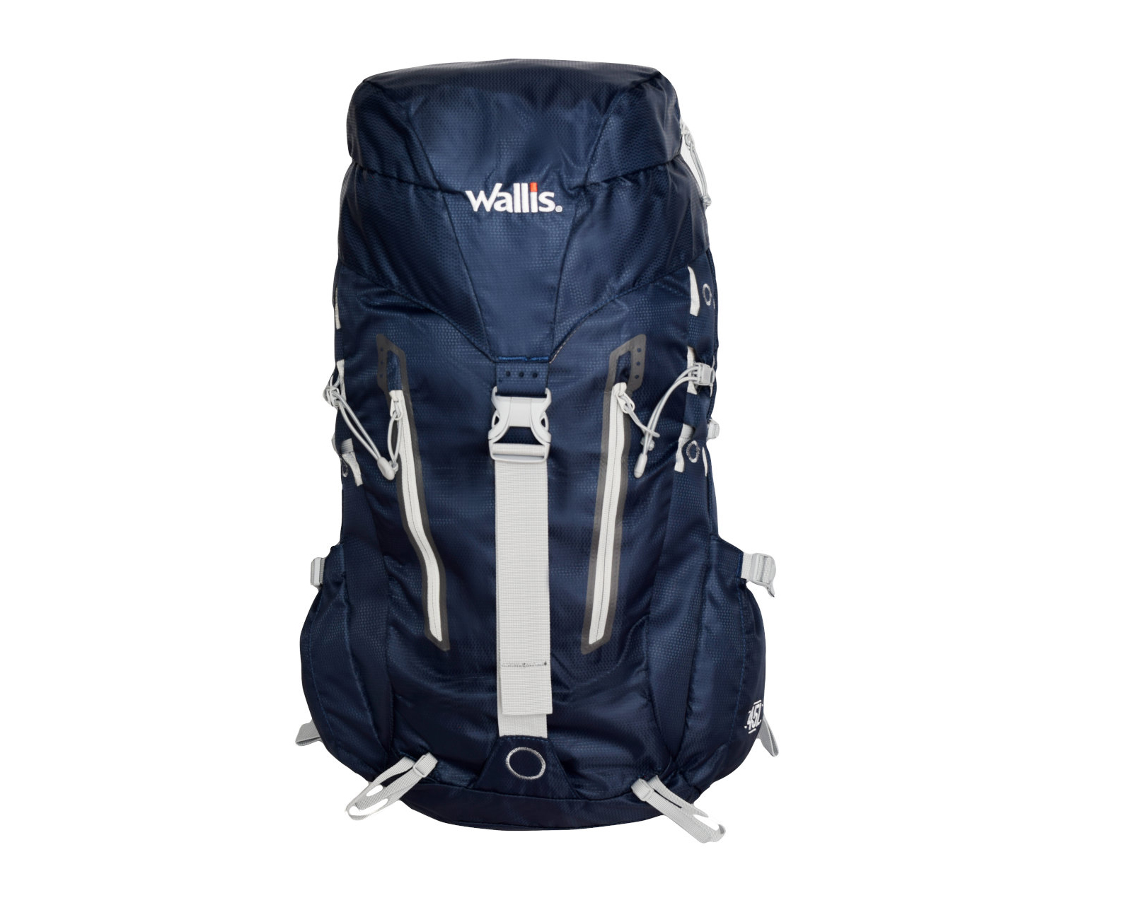 Mochila para Media Montaña y Pesca Wallis Sion color Azul de 45 l