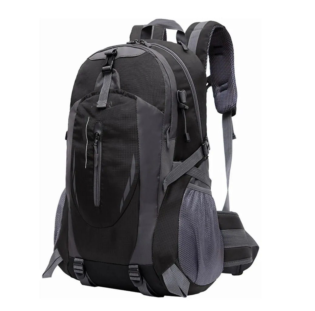 Mochila de Deporte Malubero color Negro Impermeable  para Actividades al Aire Libre