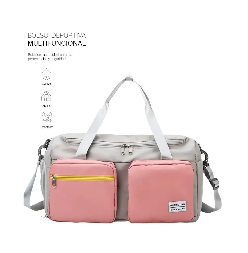 Foto 3 | Bolso Deportivo Moderno De Pesca Rosa