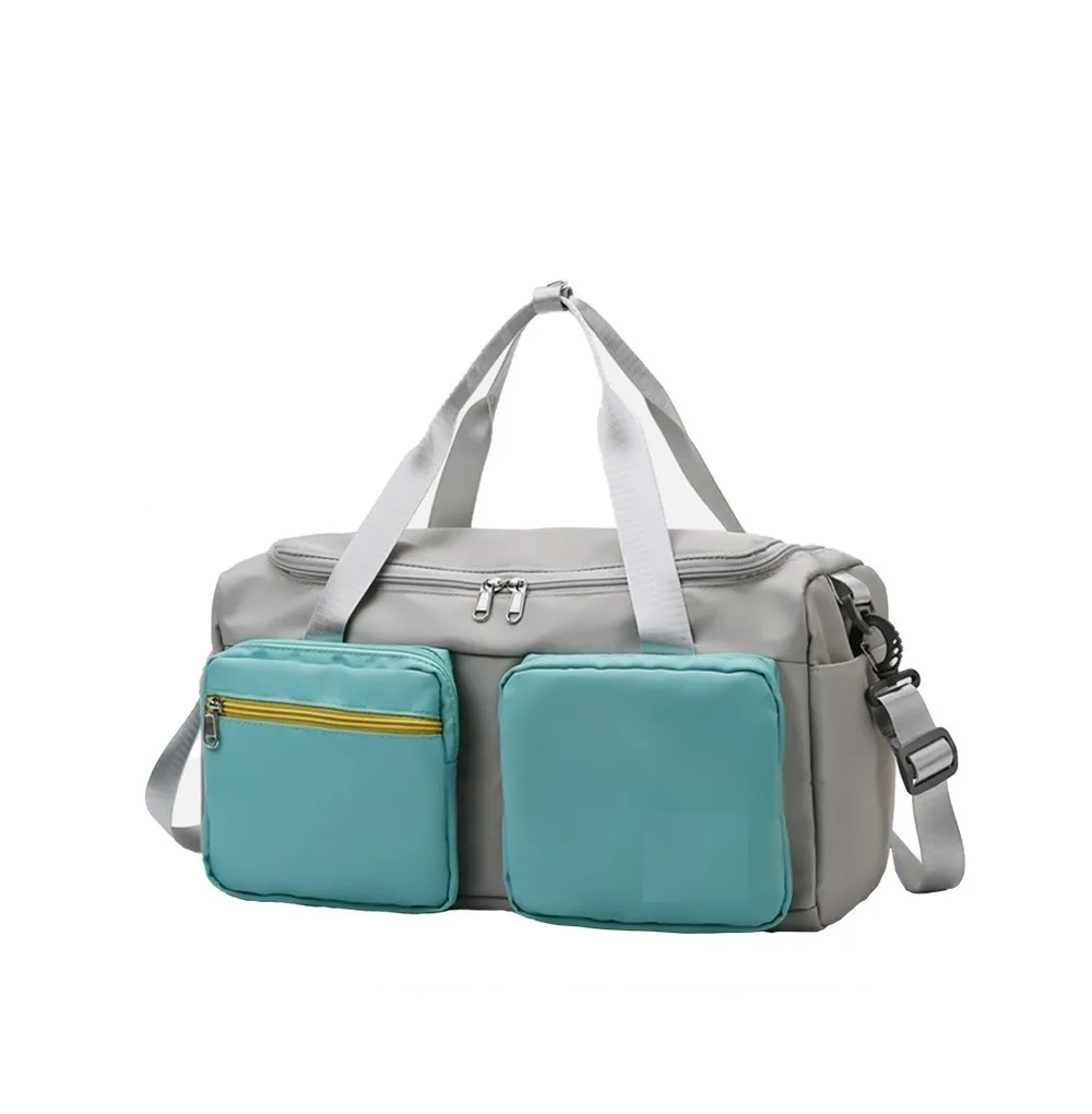 Bolso Deportivo Moderno De Pesca Verde Con Gris