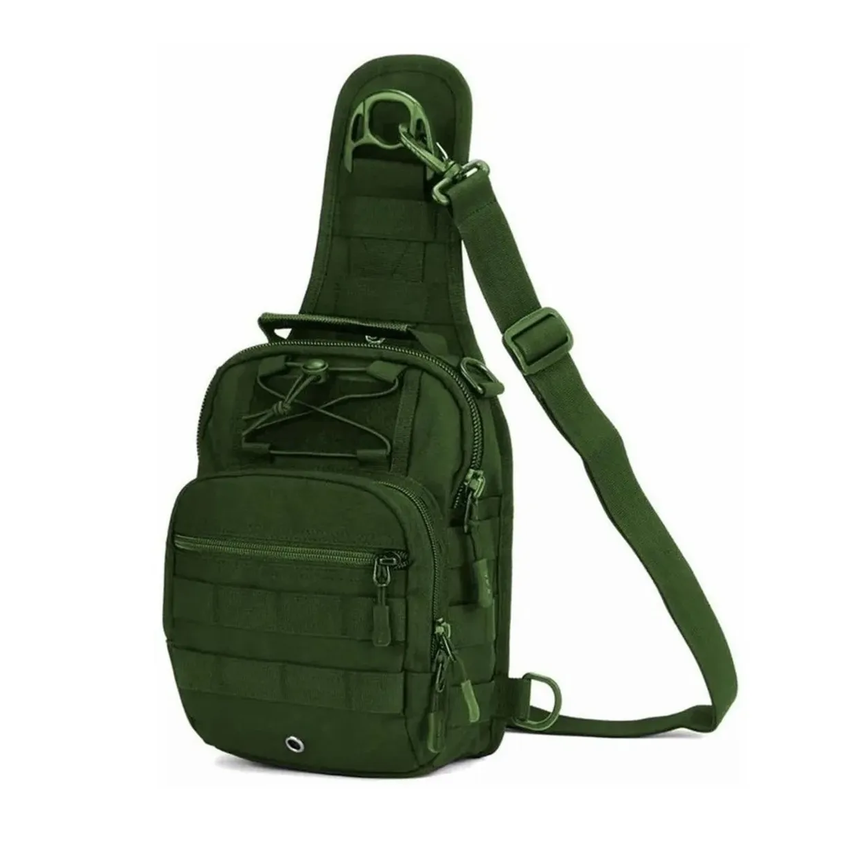 Mochila Pechera Táctica Militar Multiuso color Verde