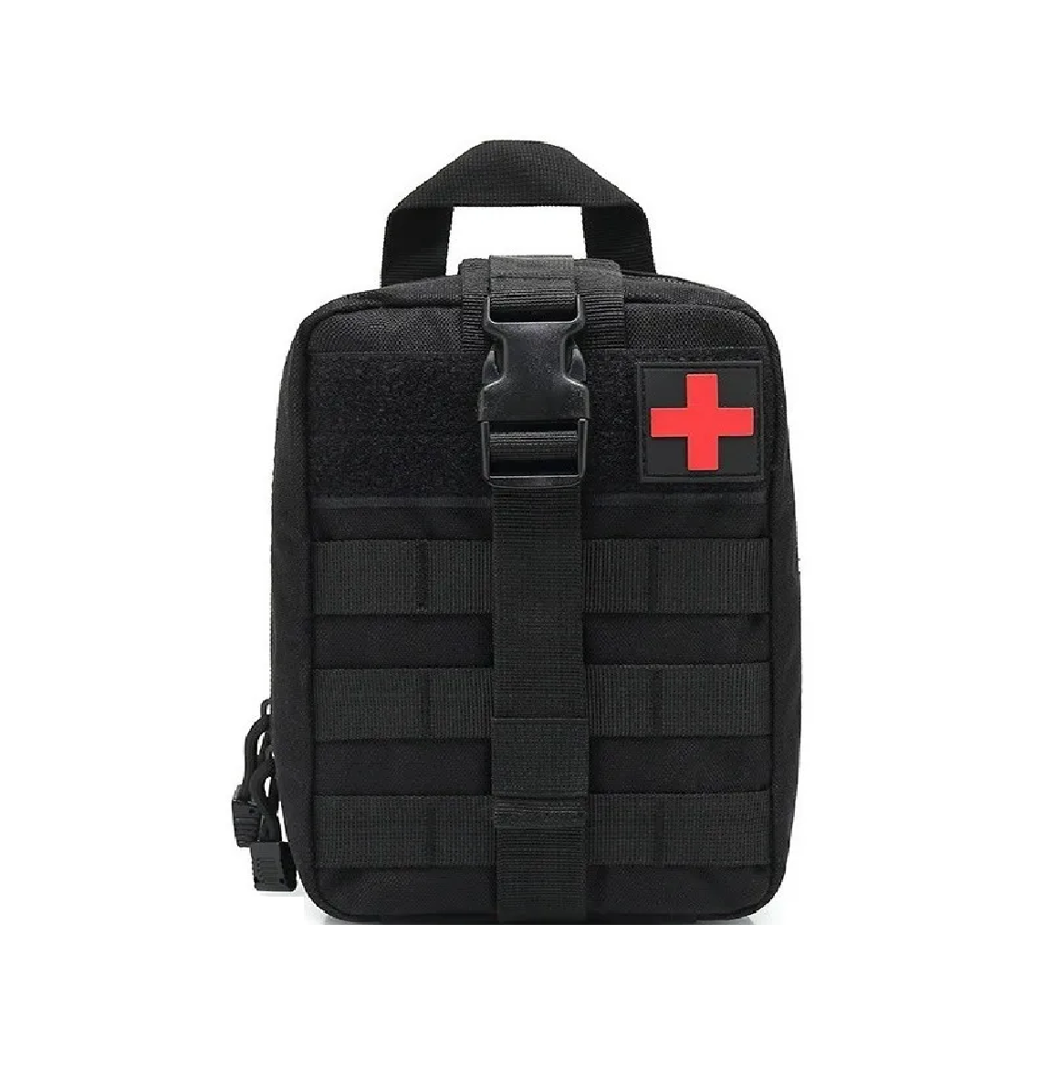 Mochila Eo Safe Imports Botiquín Táctico Militar Paramédico Bolsa Campismo color Negro