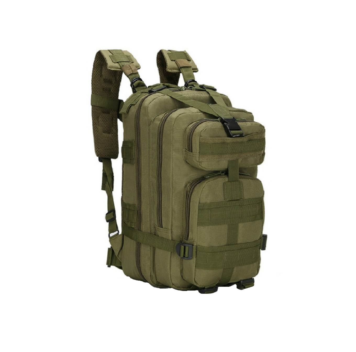 Mochila Multiusos Camping color Verde Militar