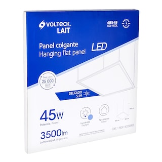 Foto 3 | Panel Delgado Colgante Volteck COL-400L color Blanco de LED 45 W 60 X 60 CM Luz de Día
