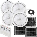 Ecológica Lampara Solar Ventdepot Mxdli-004 4kits Blanco