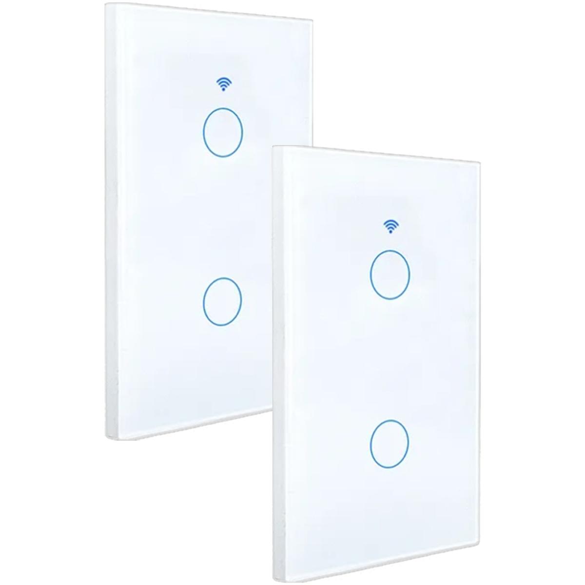 Interruptor de Luz Ventdepot Blanco 2 Piezas