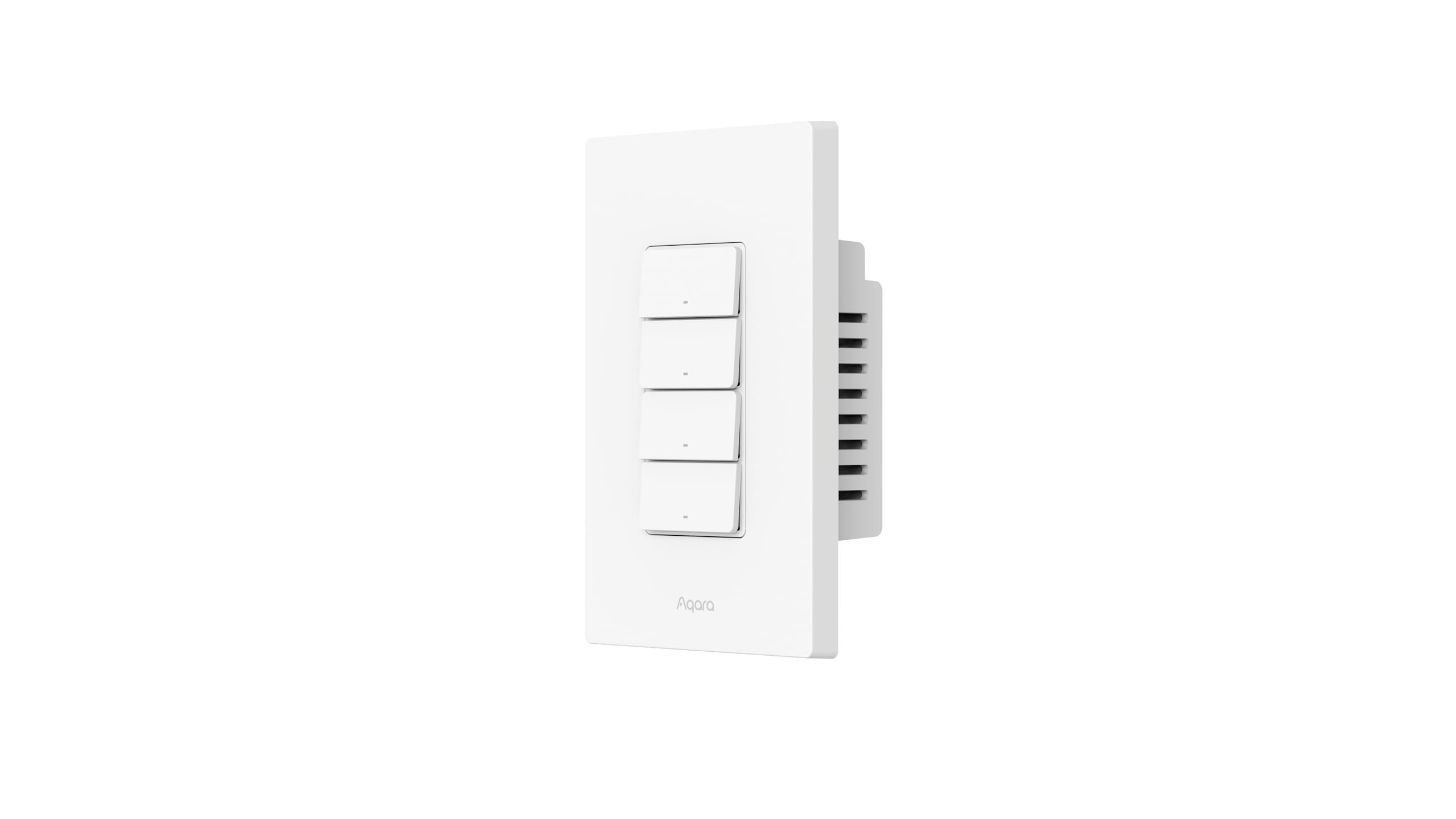Foto 1 | Interruptor De Luz Inteligente Aqara H2 2 En 1 Neutro, 4 Botones Y 3 Canales - Venta Internacional.