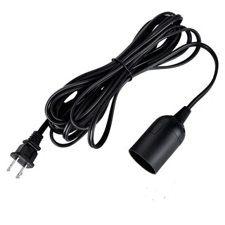 Foto 1 | Cable De Extensión Simple Deluxe De 15 Pies Con Interruptor De Encendido/apagado E26 Negro - Venta Internacional.
