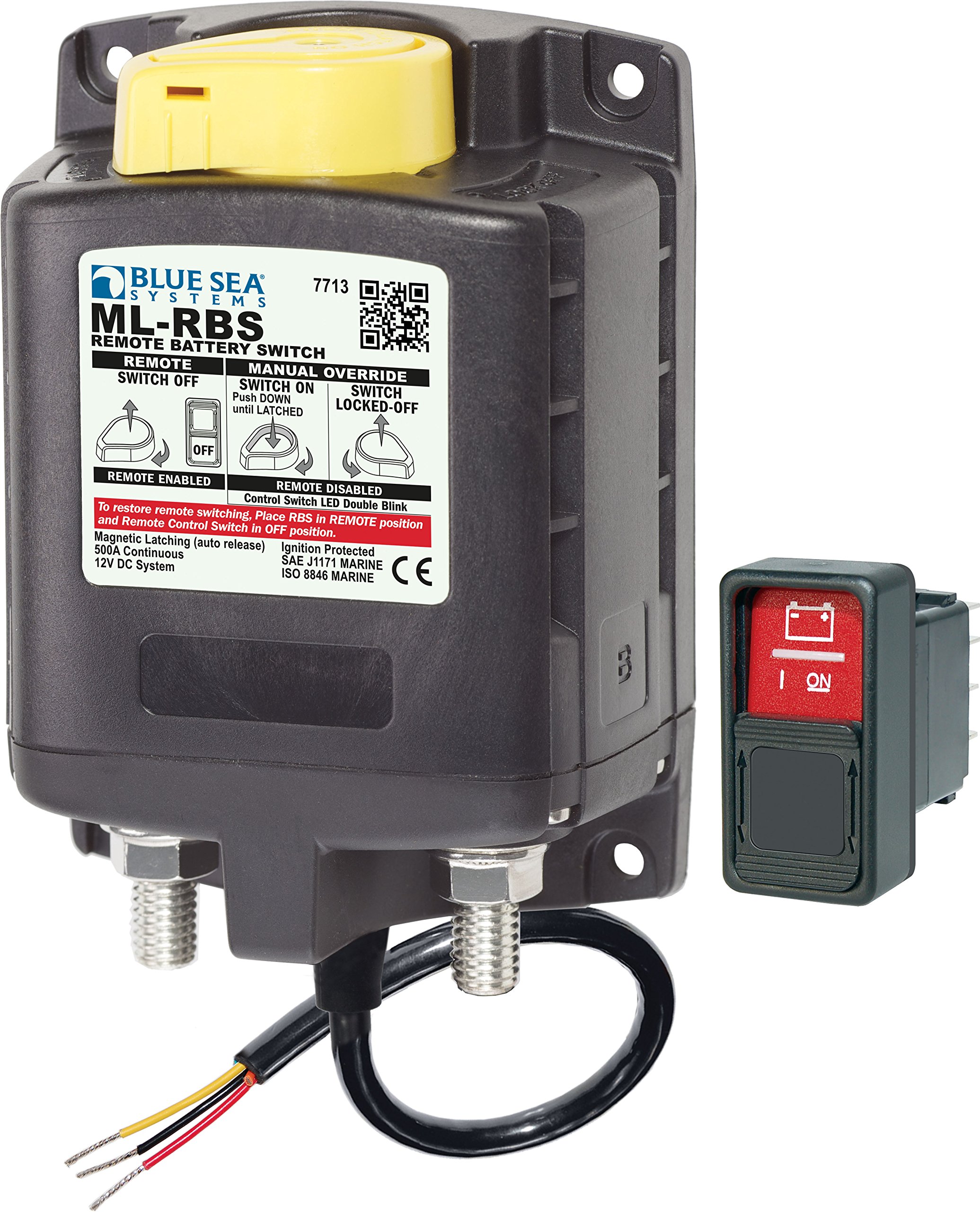 Foto 2 pulgar | Interruptor De Batería Blue Sea Systems 7713 Ml-rbs 12v - Venta Internacional.