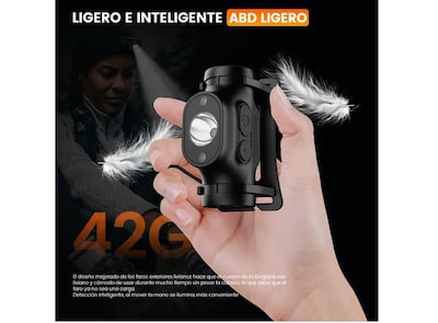 Foto 5 | Philips Xtellar Lampara Cabeza Linterna Led Minera Recargable Con Sensor Linterna Tactica Linternas Potentes Led