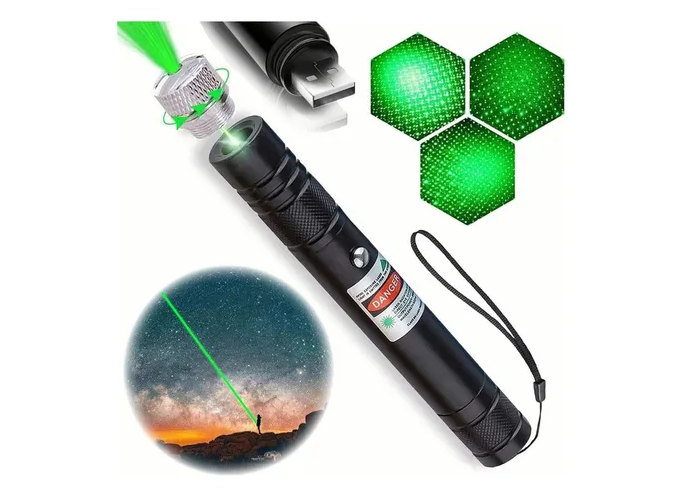 Foto 1 | Carga Xtellar Usb Patrón Puntero Láser Verde Recargable Verde 5000mw
