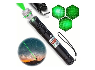 Foto 1 | Carga Xtellar Usb Patrón Puntero Láser Verde Recargable Verde 5000mw