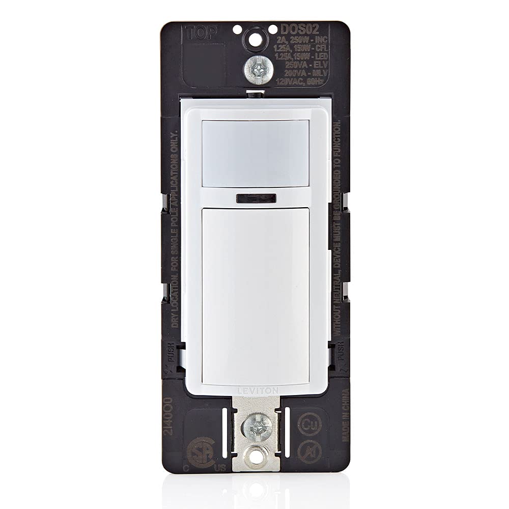 Foto 1 | Interruptor De Luz Con Sensor De Movimiento Leviton Dos02-lw 2a Blanco - Venta Internacional.