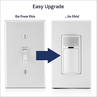 Foto 3 | Interruptor De Luz Con Sensor De Movimiento Leviton Dos02-lw 2a Blanco - Venta Internacional.