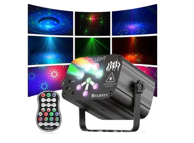 Foto 1 | Xtellar Fiesta Luces De Dj Laser Led Rgb Activada Por Sonido, Iluminación Estroboscópica Para Ambientes Domés