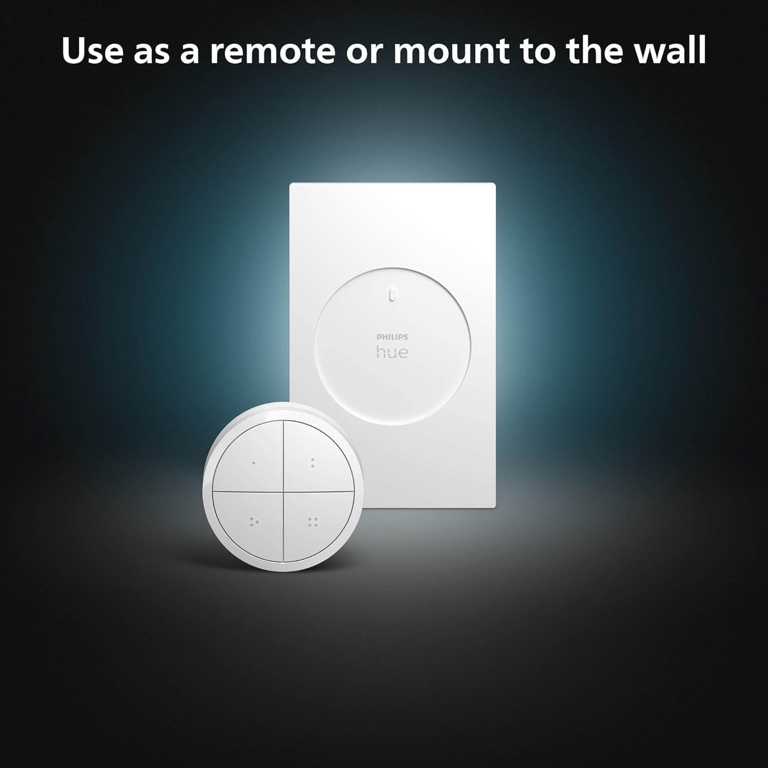 Foto 2 | Interruptor De Luz Philips Hue Wall Tap Dial Portátil Blanco  Paquete De 1 - Venta Internacional.
