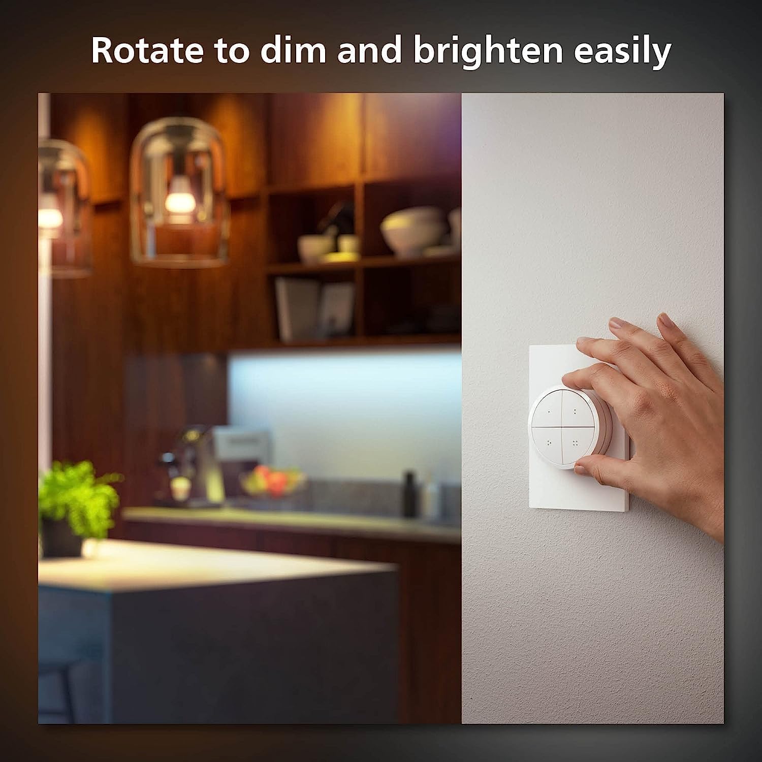 Foto 6 pulgar | Interruptor De Luz Philips Hue Wall Tap Dial Portátil Blanco  Paquete De 1 - Venta Internacional.